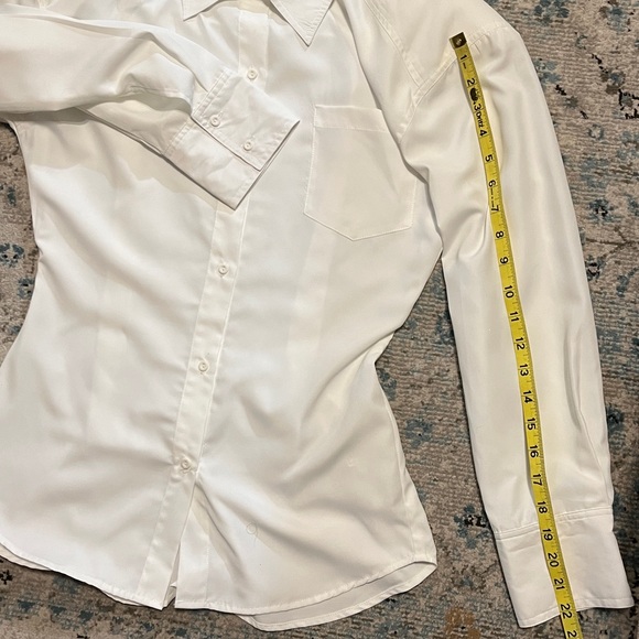 Steve Madden Nadia White Button Down Shirt - Picture 12 of 16